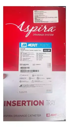 Bandeja de inserción y catéter ASPIRA 15.5F